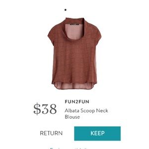 Fun2Fun Albata scoopneck top from Stitch Fix